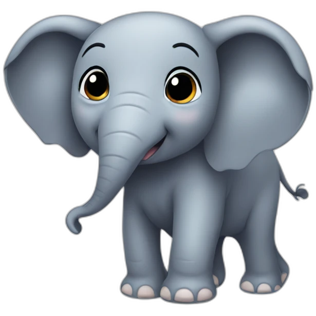 cute-elephant emoji