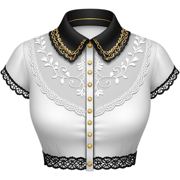 decorative shirt collar emoji