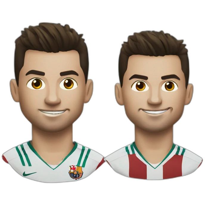 Ronaldo sur Messi emoji