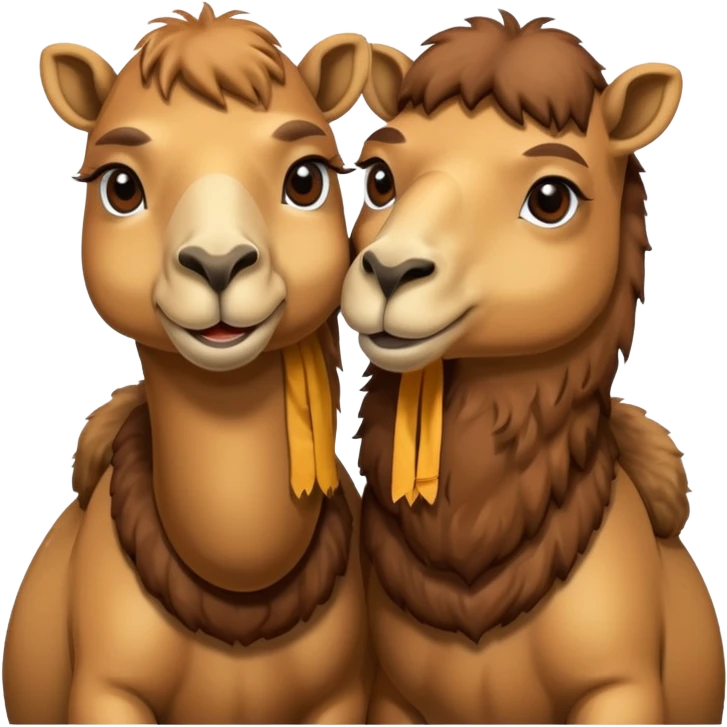 Camel hug emoji