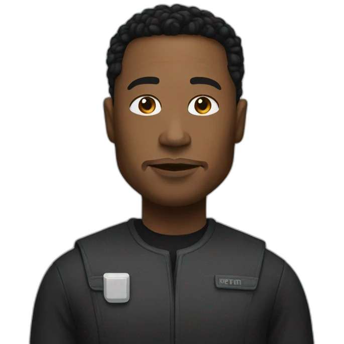 Black Elon musk emoji