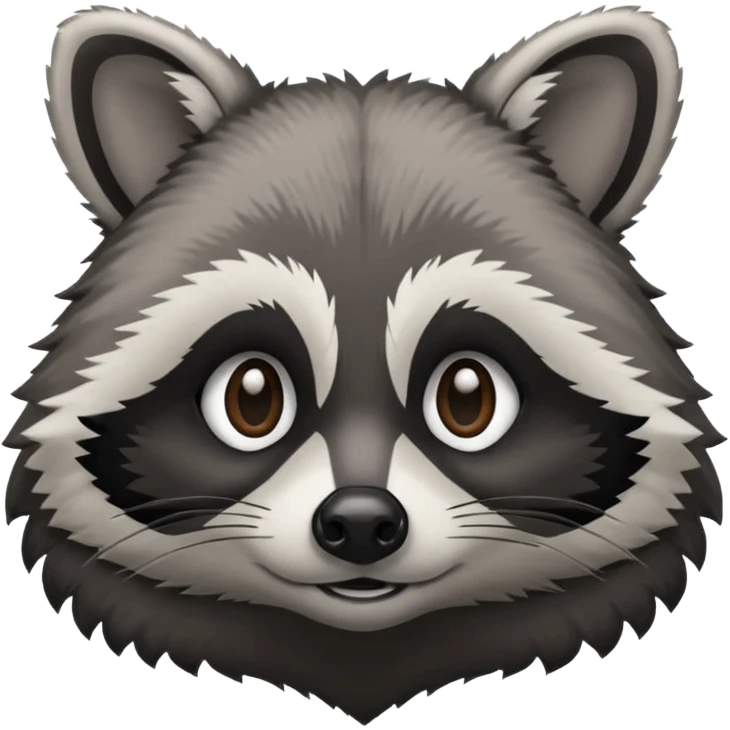 A raccoon trying to look away emoji