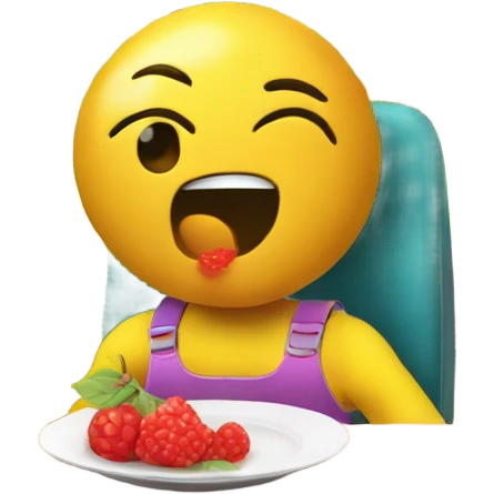 Toys are not on the menu! Don’t eat wild fruits! Safety cartoons for kids emoji