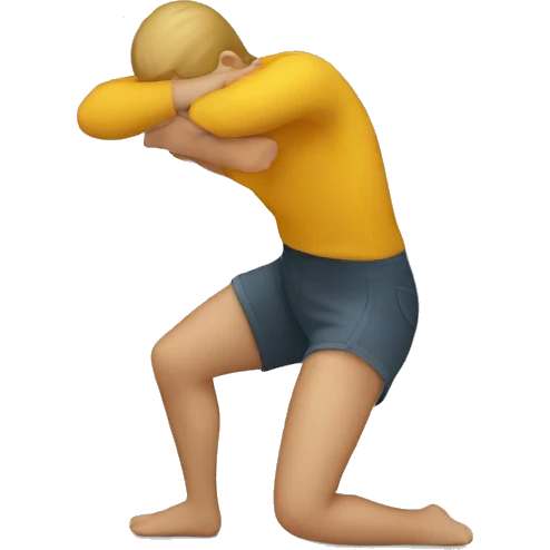 knee bend emoji