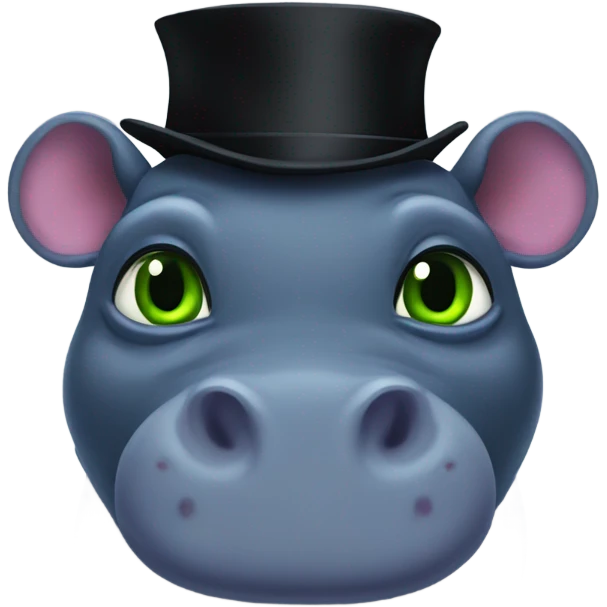 Hippo Elphaba emoji