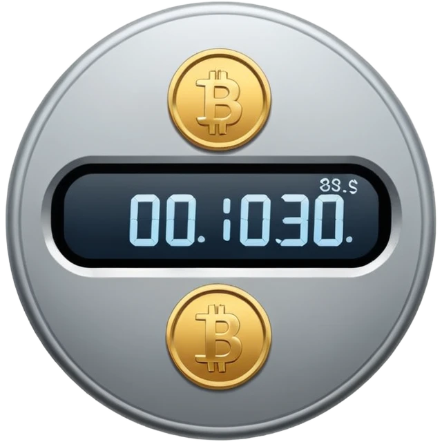 A clean, minimalist “credit counter” badge icon that communicates cumulative usage of design tokens (colours, font sizes, spacing) with an intentional economy of variation. No text. More like a Coin. emoji