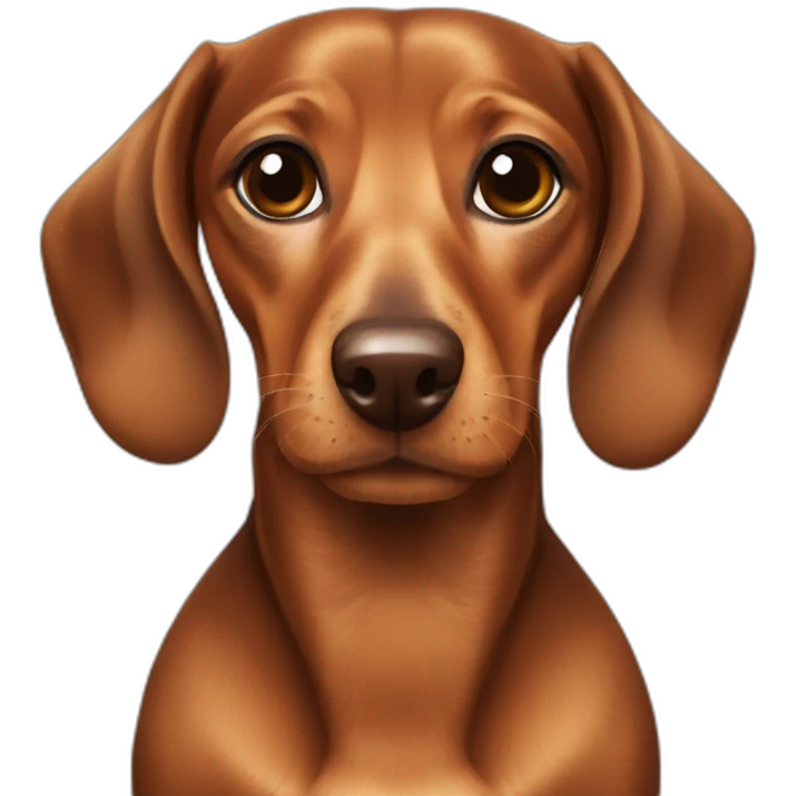 Lady brown Dachshund gr emoji
