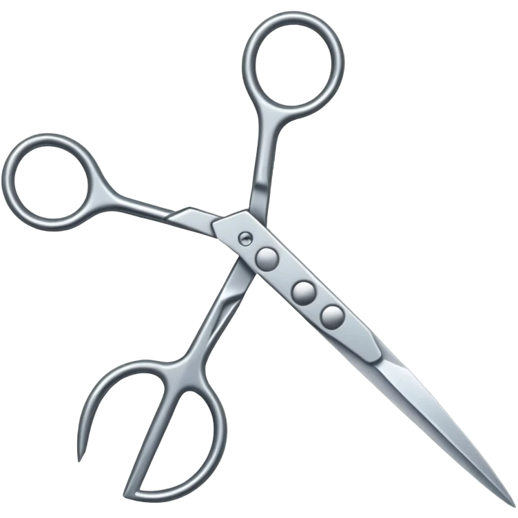Scissors cutting id emoji