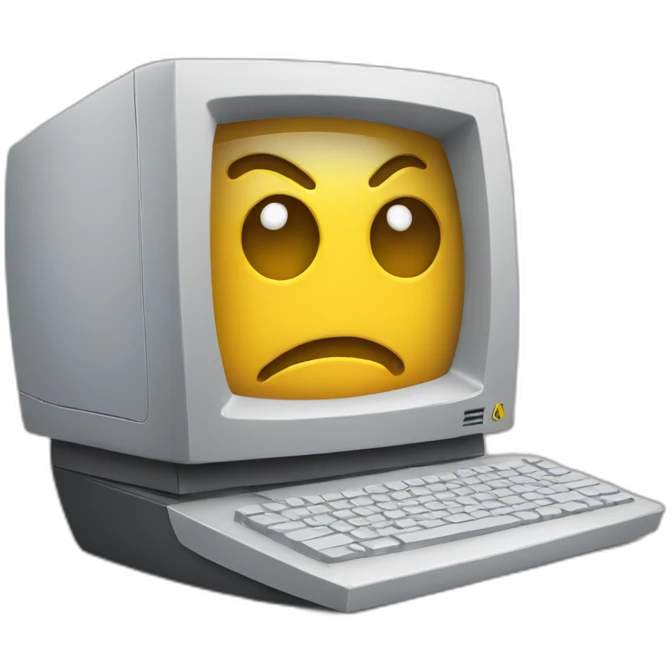 computer broke emoji