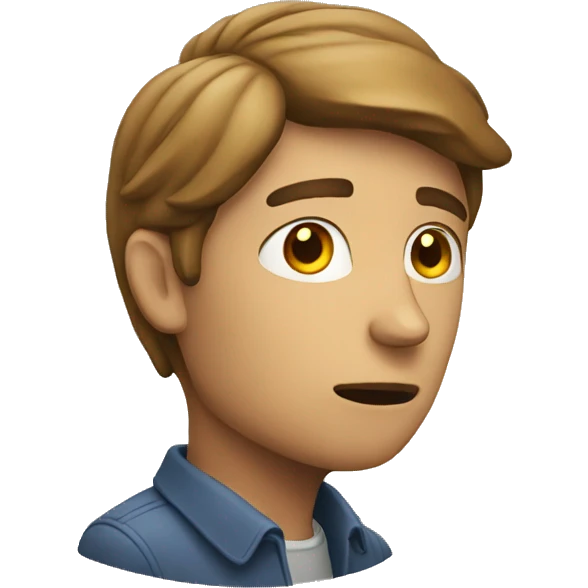 thinking man emoji