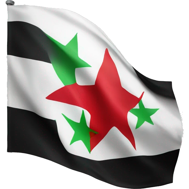 Free Syria flag emoji