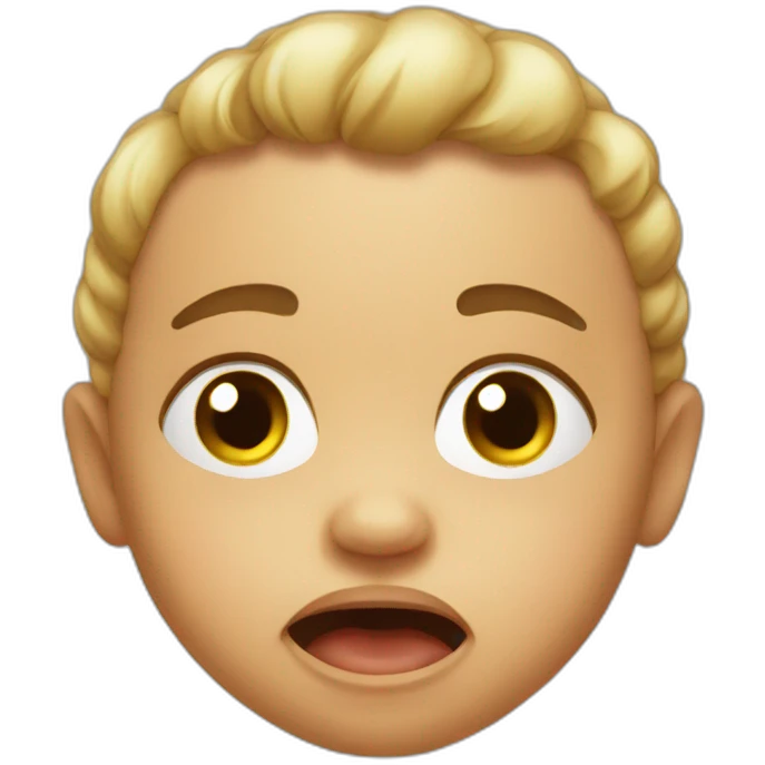 baby furious emoji