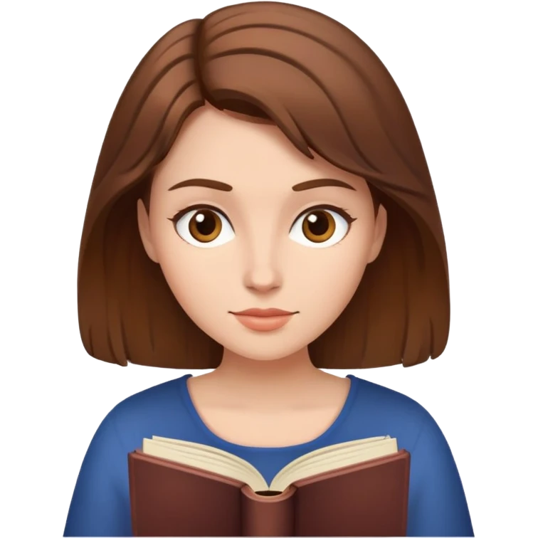 woman reading book emoji