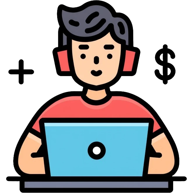 programmer with code symbols and laptop emoji