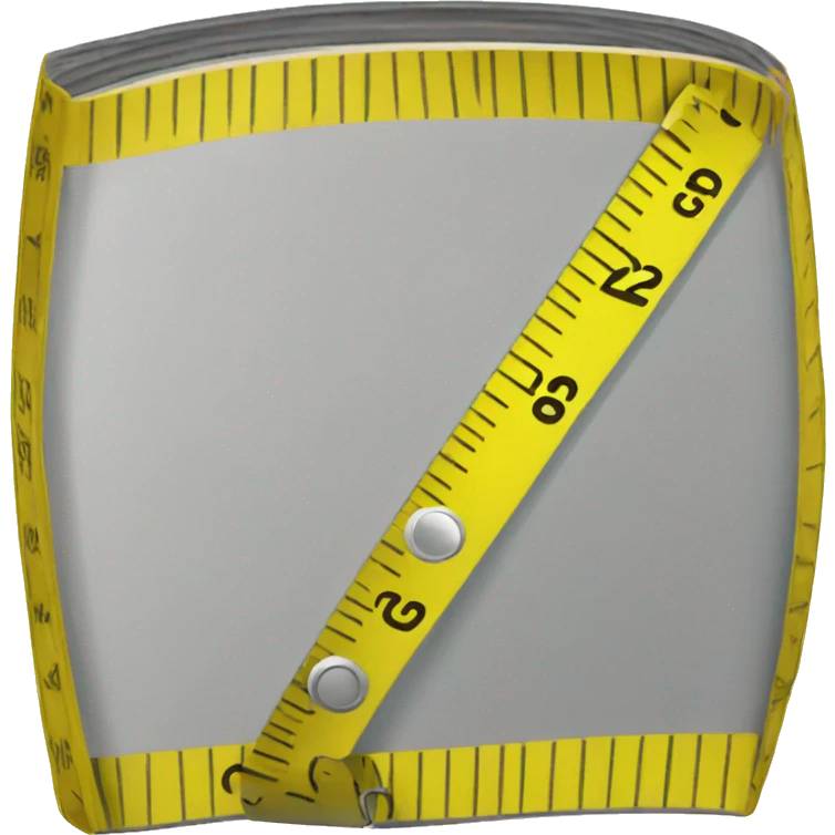 tape measure emoji