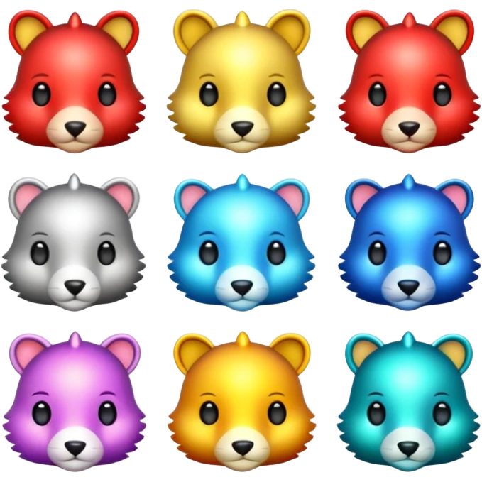 armored cute animals emoji