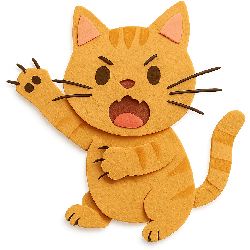 cat attack emoji