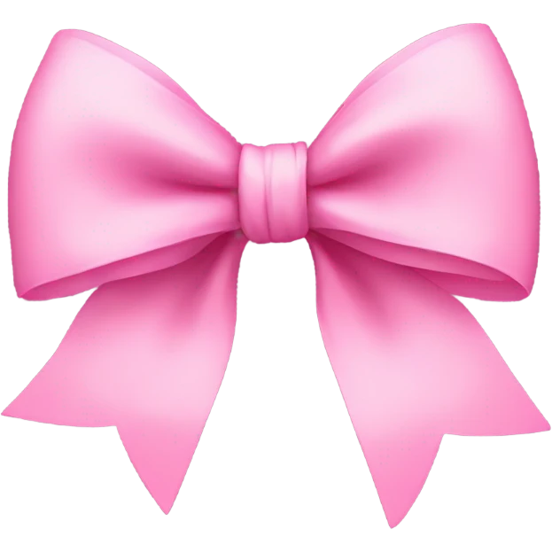 Pink bow emoji