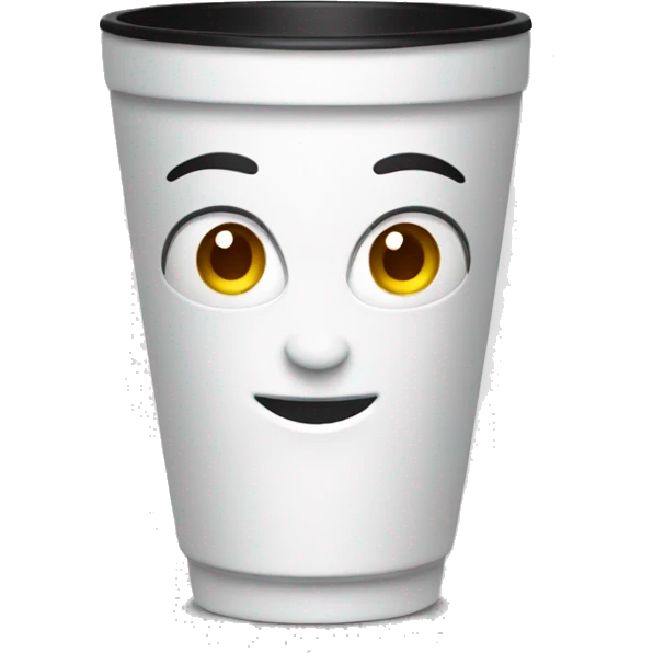 white tumbler emoji