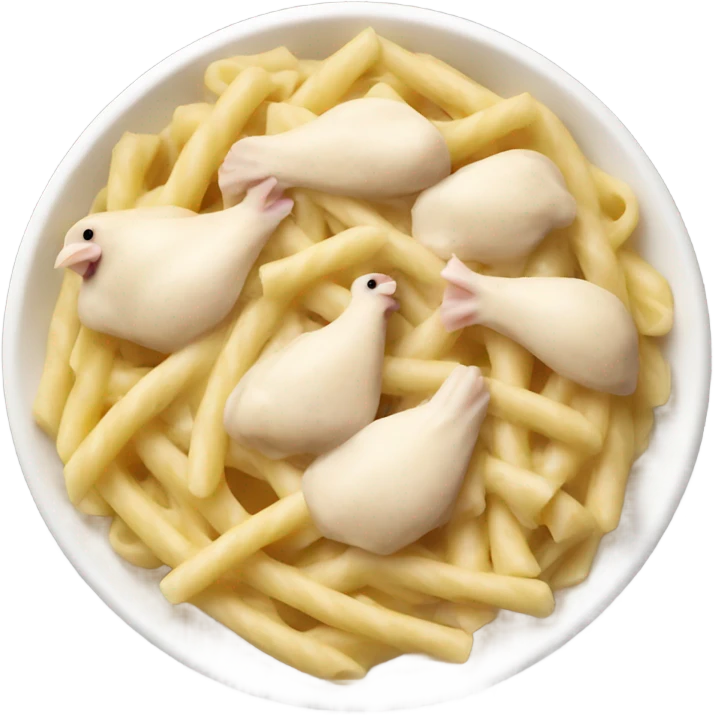 chicken alfredo emoji