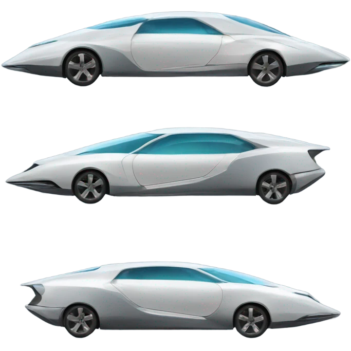 Futuristic car emoji