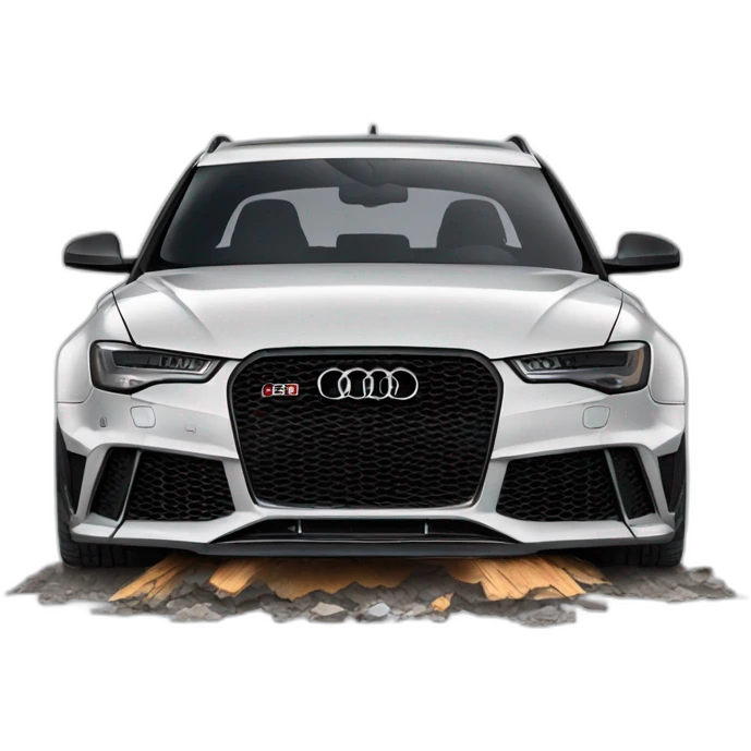 Audi rs6 crash emoji