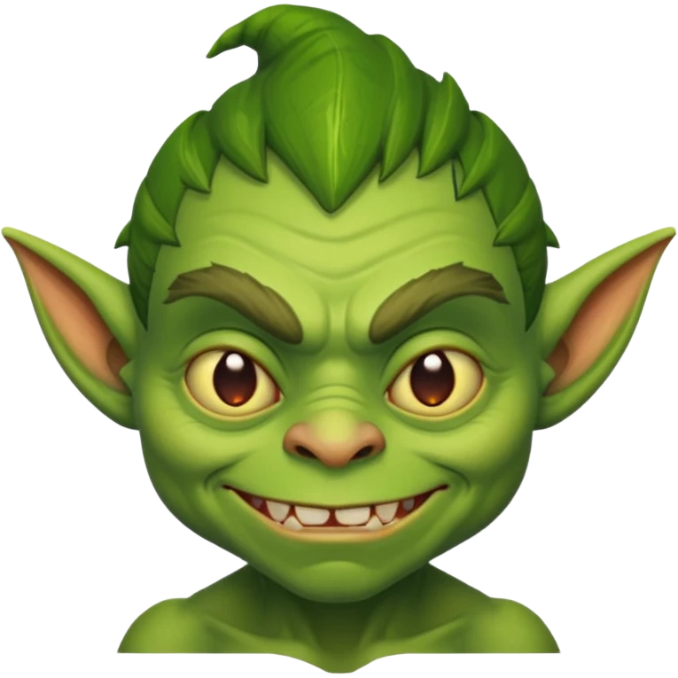 Goblin with a smirk emoji