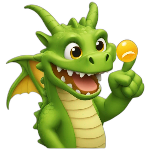 dragon hand thumbs up emoji
