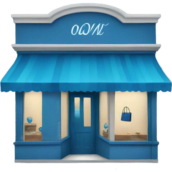 Blue boutique  emoji