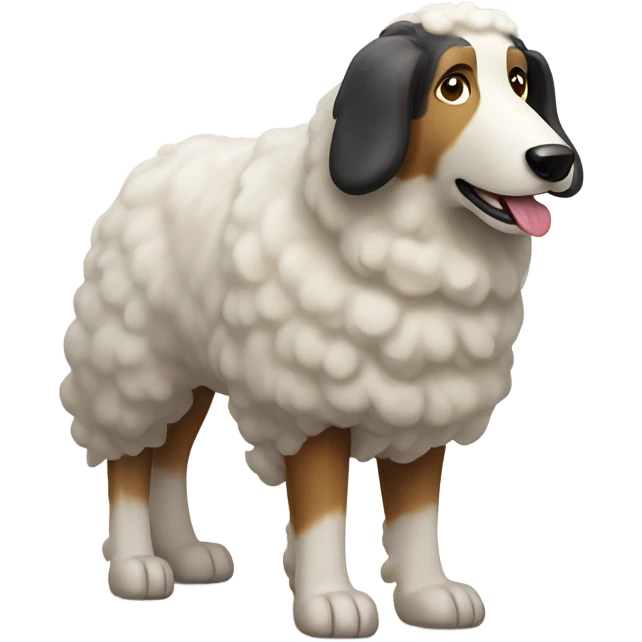 Sheep dog emoji
