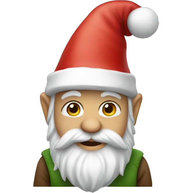 Christmas gnome emoji