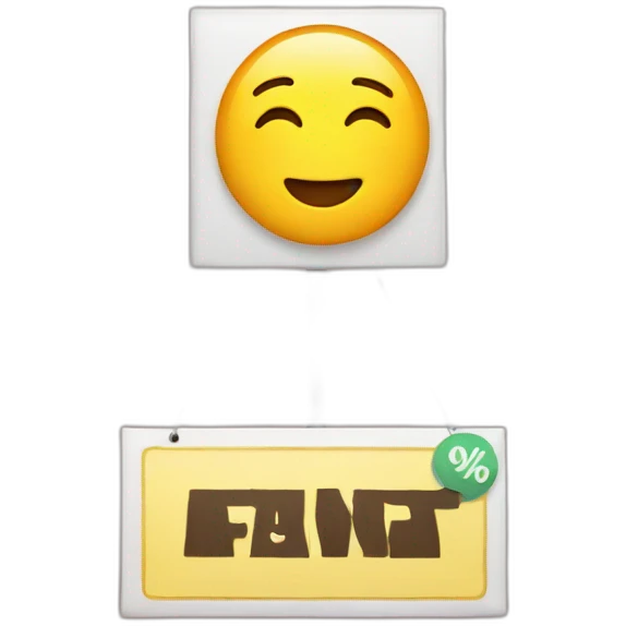 sale sign emoji