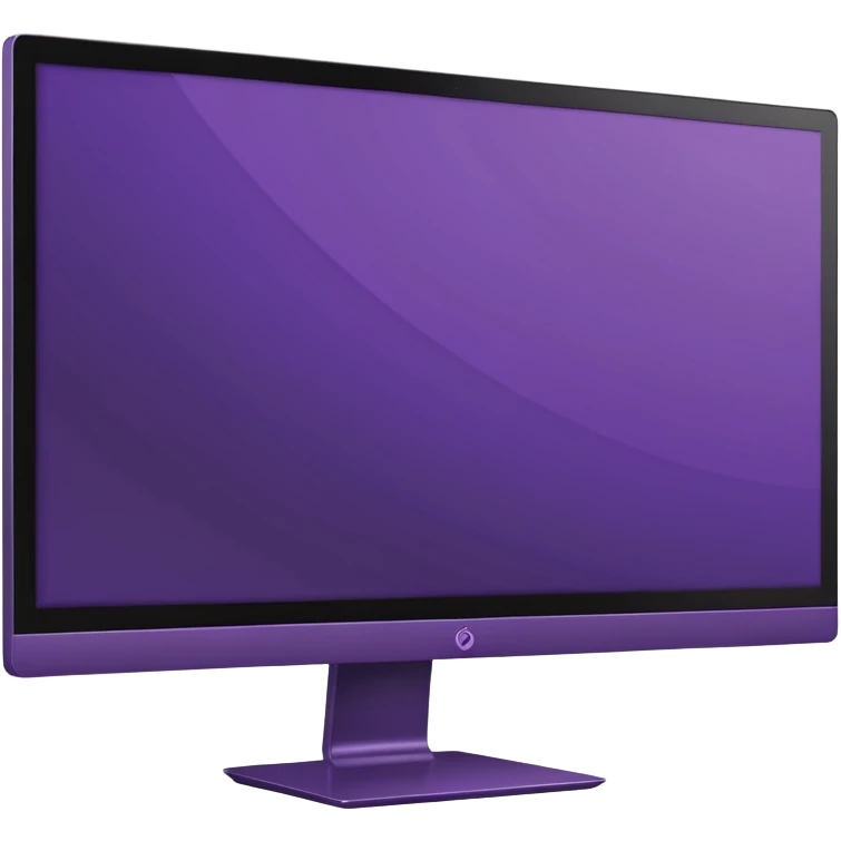 dark purple wide screen monitors emoji