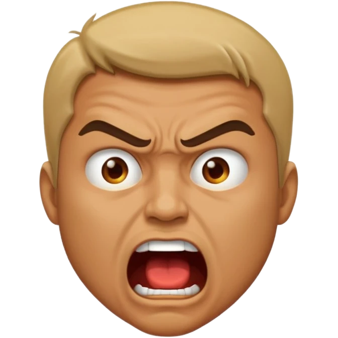 can u open his mouth in anger so it can look more dangerous emoji