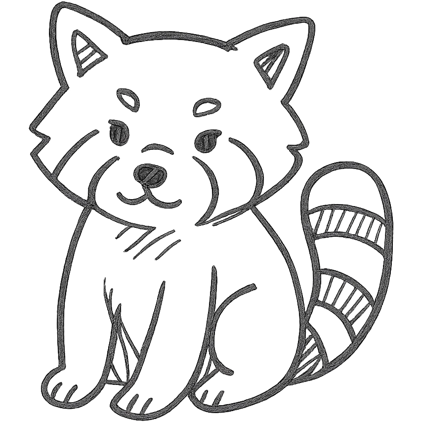 red panda emoji