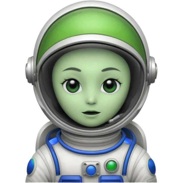 un alien sur la lune emoji