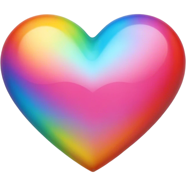 Cœur multicolore  emoji