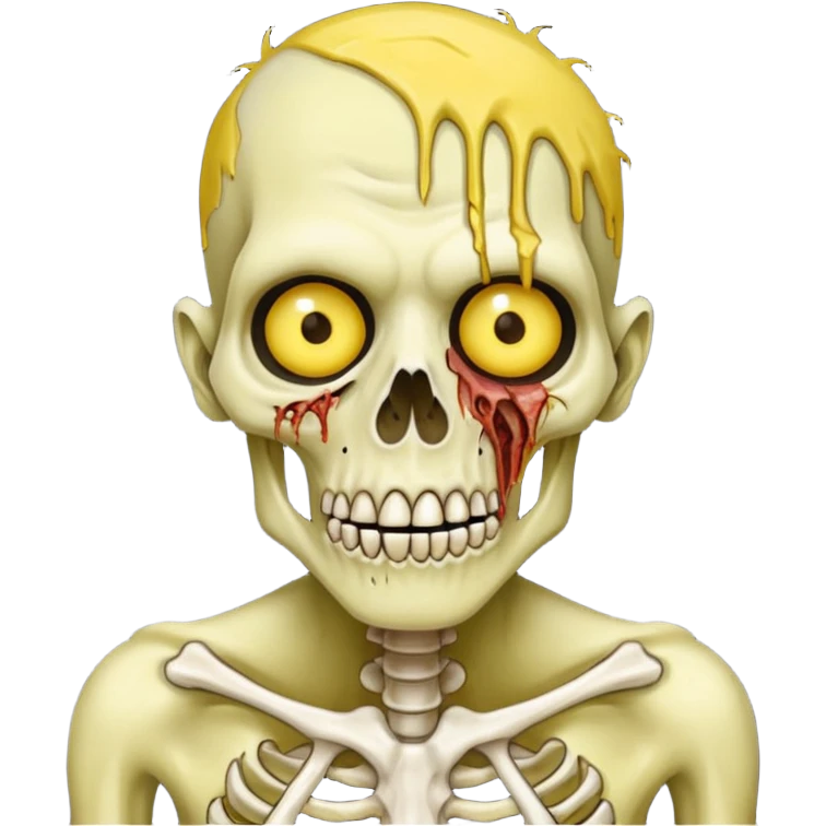 yellow zombie emoji