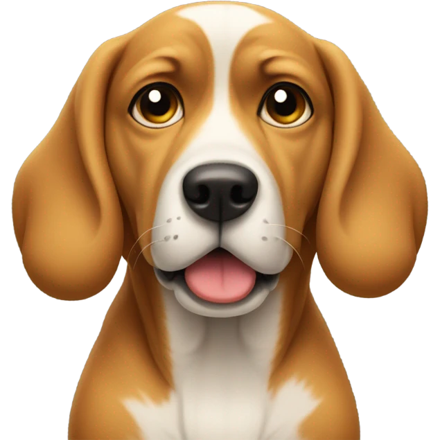 Shrugging dog  emoji