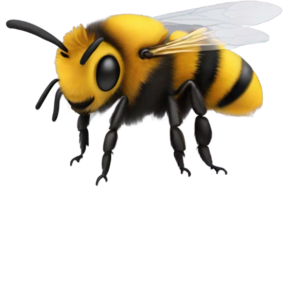 hairy bee pollen emoji
