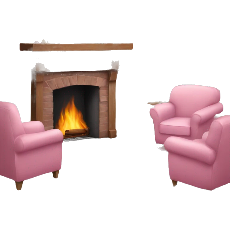 Winter Pink FirePlace emoji