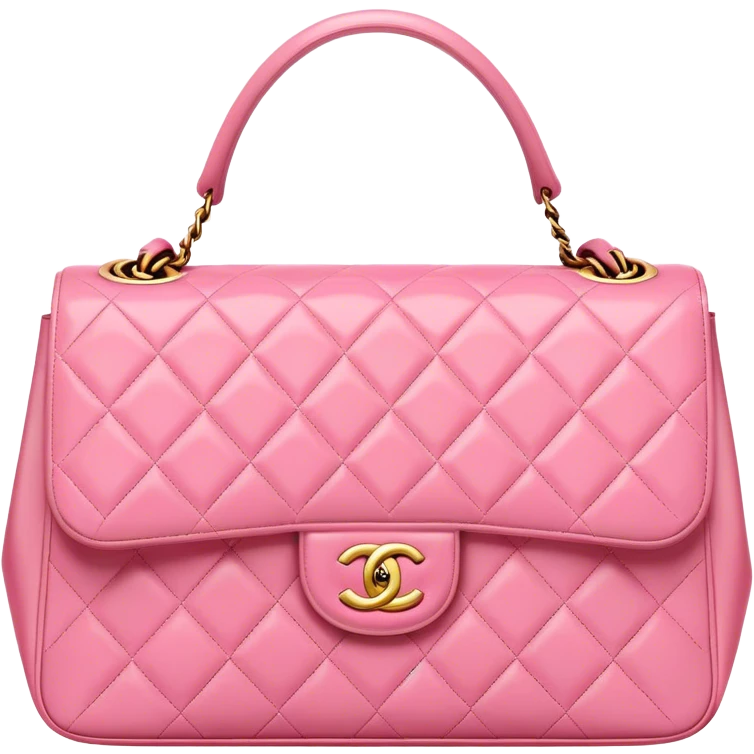 Pink Chanel bag emoji