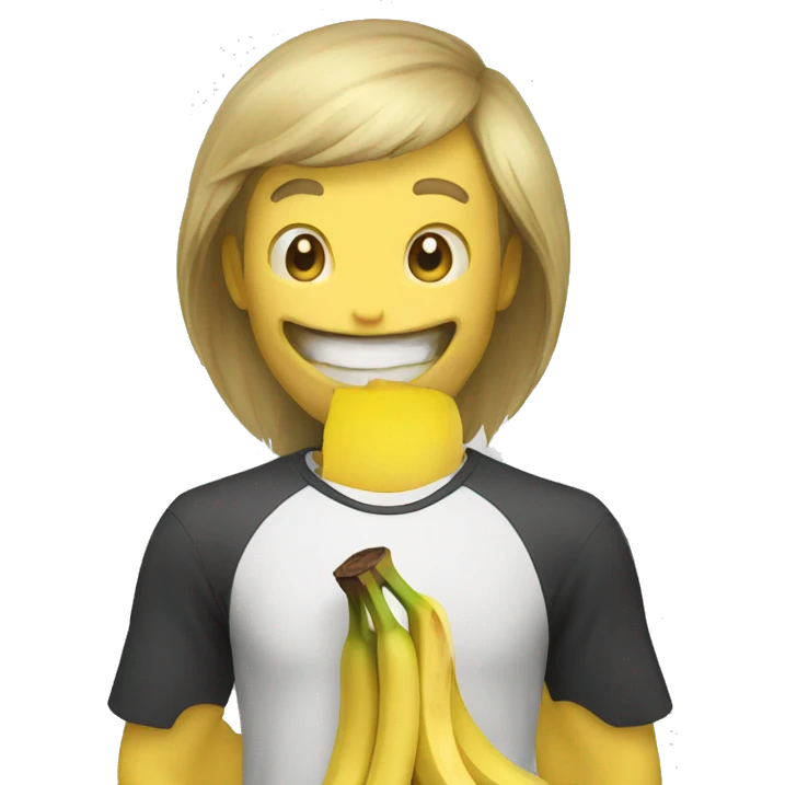 eat banana emoji