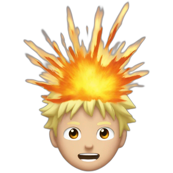 Bakugo explosion emoji