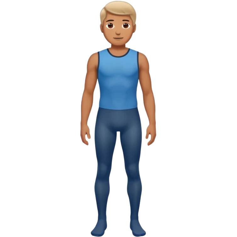 male dance choreographer with full tights  emoji