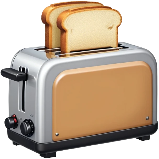 A simple 8-bit pixel art emoji of a toaster with a blocky, retro style, limited colors, and visible square pixels. emoji