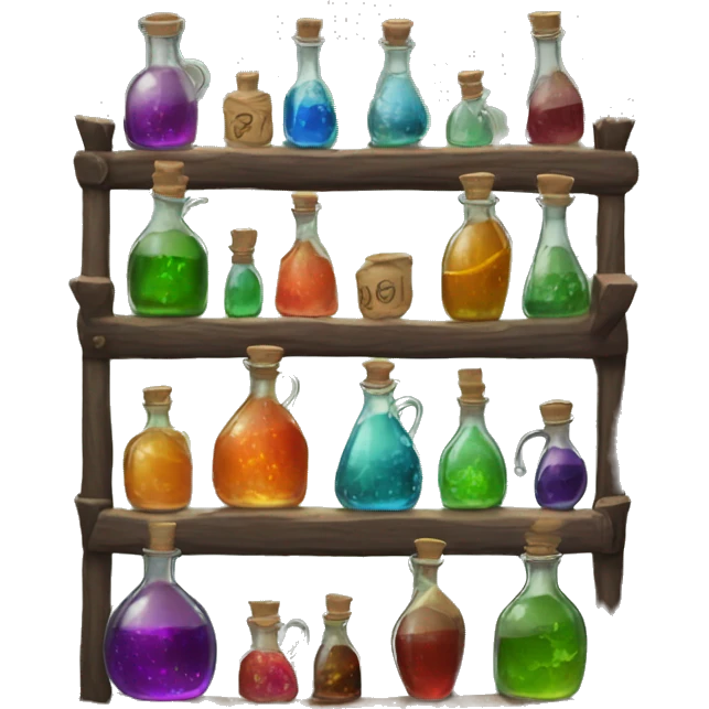 Rack of potions  emoji
