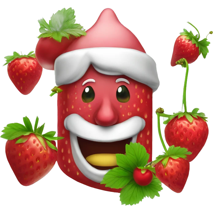 strawberry cherry elf bar vape emoji