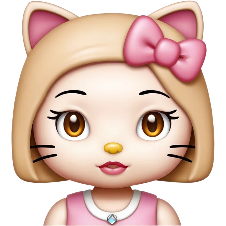 hello kitty wtit h emoji