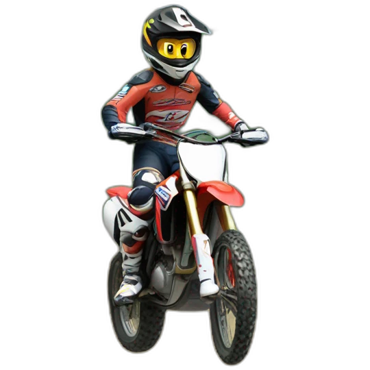 Une belle moto cross  emoji
